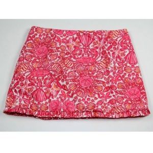 Lilly Pulitzer Ruffle Mini Callie Skirt sz 0